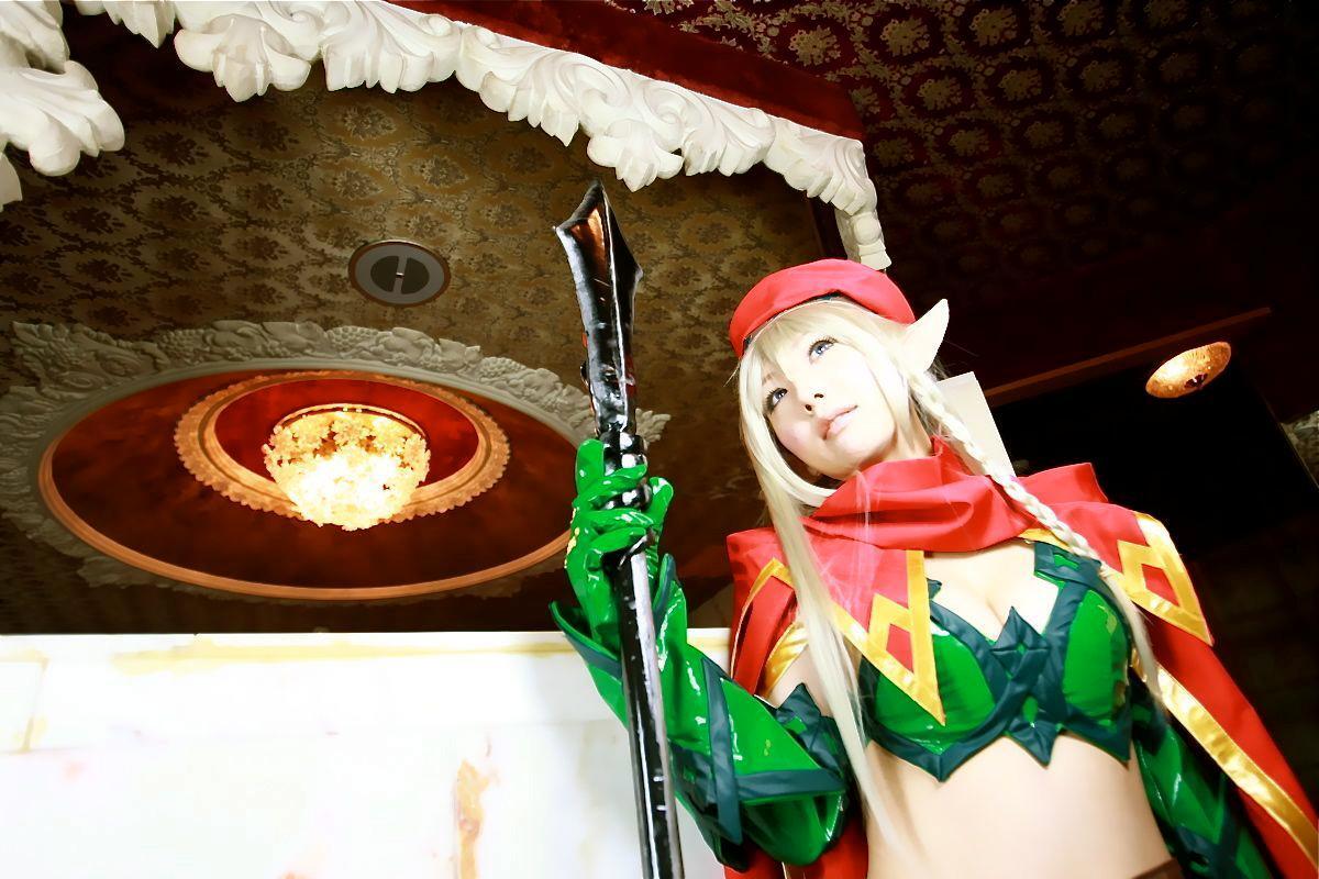 [Cosplay]  Queens Blade  Echidna & Alleyne Vs Tentacles SP2